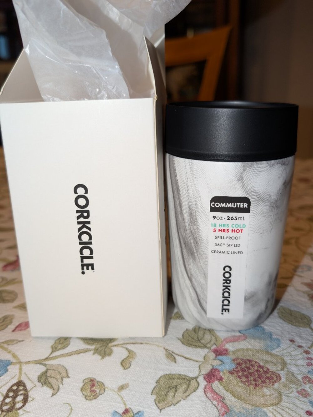 NEW Corkcicle 9 oz Insulated Commuter Cup